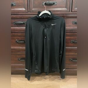 Nike Men's Black Running Halfzip